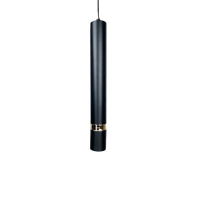 LED-Hängeleuchte Reno Schwarz Goldfarben Metall Lampe