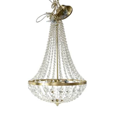 Kronleuchter Granso goldfarben Leuchte Deko Lampe