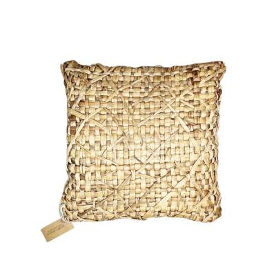 Rattan-Kissenhülle Ella 50 x 50 cm Inlett Hellbraun