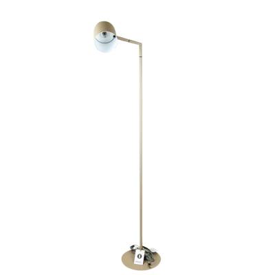 Good & Mojo Leselampe Marseille Sandfarben Metall Leuchte Stehlampe