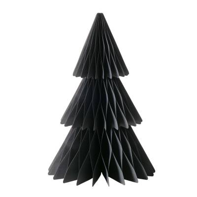 1x Dekoaufsteller Favora Weihnachtsbaum 40cm Recyceltes Papier matt