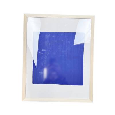 Gerahmtes Wandbild The Blue Square 40x50x3cm
