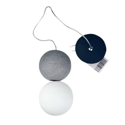 Kleine Pendelleuchte Zero Glas Beton