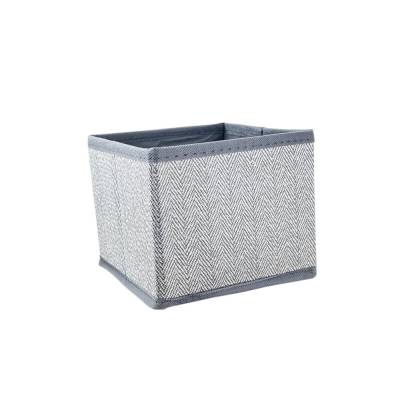 Klappbare Aufbewahrungsbox Tidy 14x14 cm Grau