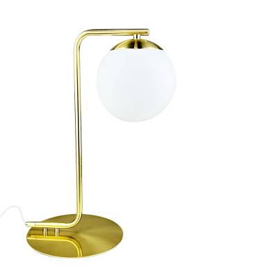 Tischleuchte Grant Gold farbig weiß