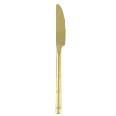 Buttermesser Ecli Vintage Edelstahl Vergoldet L 20 cm B 3 cm