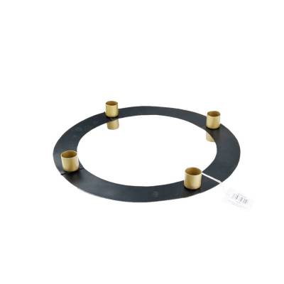 Kerzenhalter Fyra Metall Schwarz Kupferfarben
