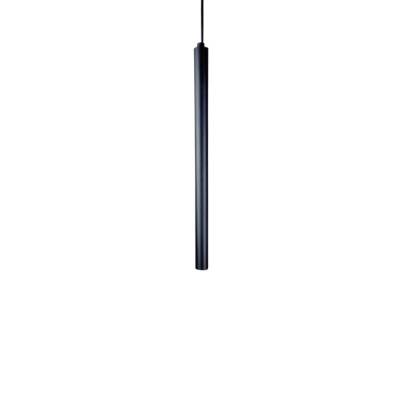Handgefertigte Pendelleuchte Monza Ø 2 x H 40 cm schwarz matt