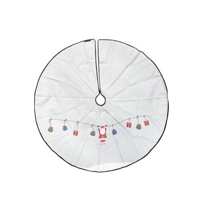 Weihnachtsbaumdecke Ho-Ho-Ho Ø 120 cm Mehrfarbig