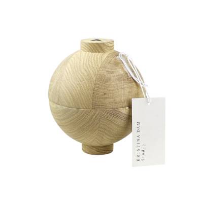 Aufbewahrungsdose Sphere Ø 12x15 cm Holz Braun