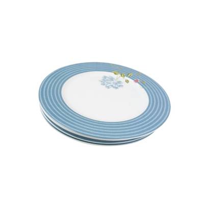 4-tlg. Teller Geschirr-Set Seaspray Candy Stripe