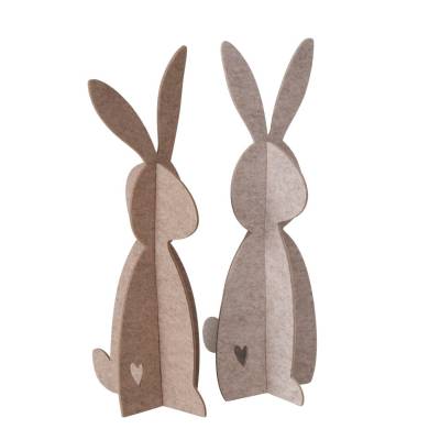 1 Stück Figur Freddo sortiert Hase H 60cm Polyester beige hellbraun