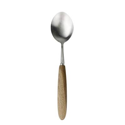 6x Speiselöffel Ottolenghi Edelstahl Holz
