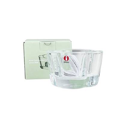 Alvar Aalto Teelichthalter 10 cm Glas