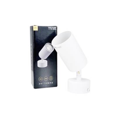 Kleiner Verstellbarer Wand- und Deckenstrahler Tori Weiß