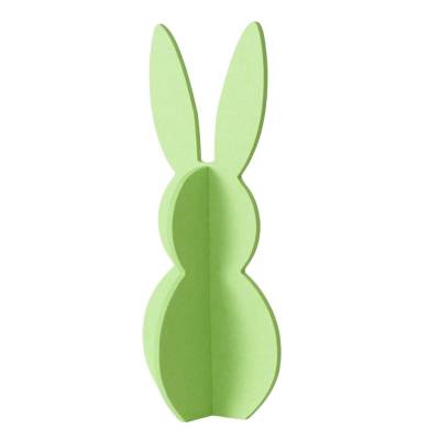 Figur Malu Hase H80cm Polyester grün 34x34x80cm